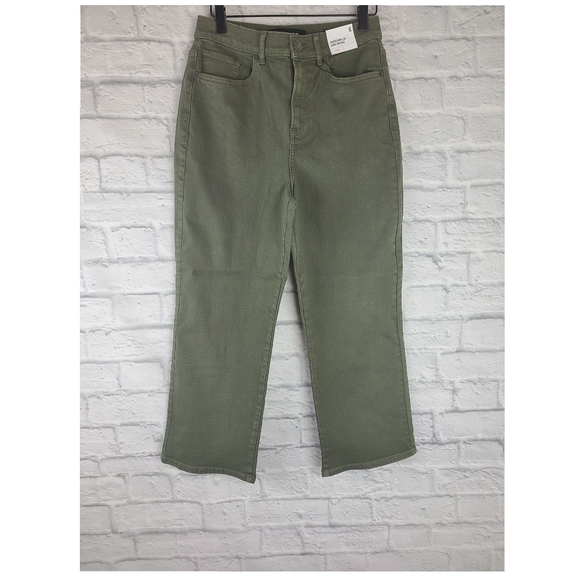 Express|NWT Super High Waisted Cropped Wide Leg - Picture 2 of 6